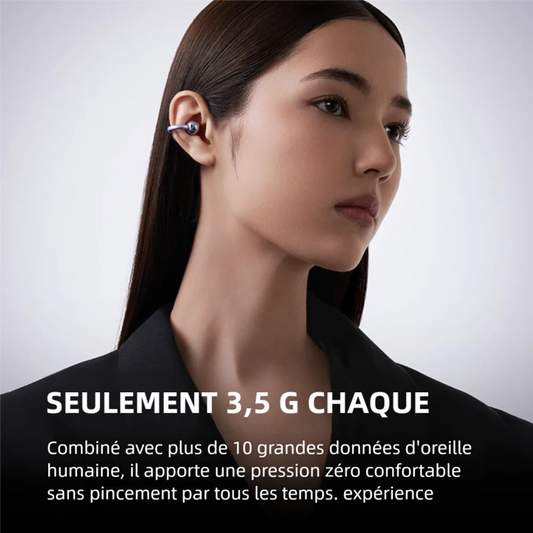 Casque d'écoute sans fil Bluetooth intelligent à conduction aérienne