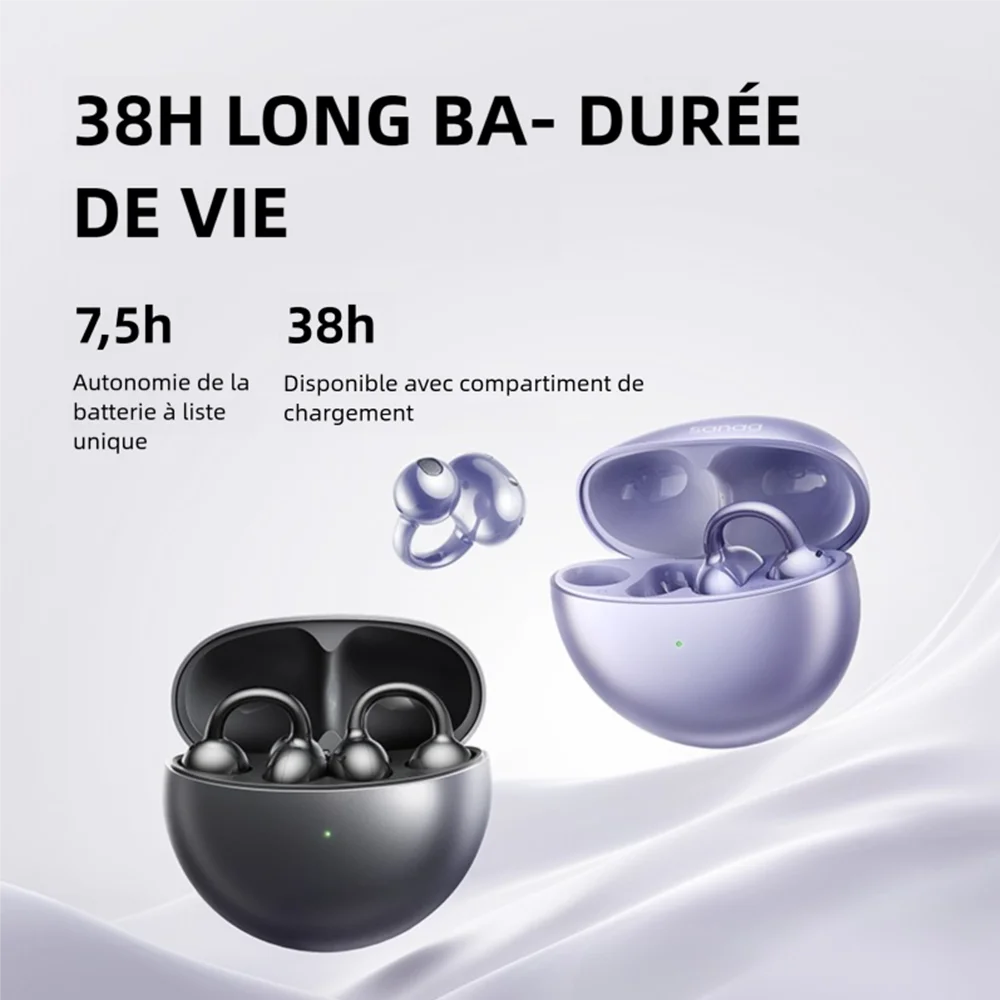 Casque d'écoute sans fil Bluetooth intelligent à conduction aérienne